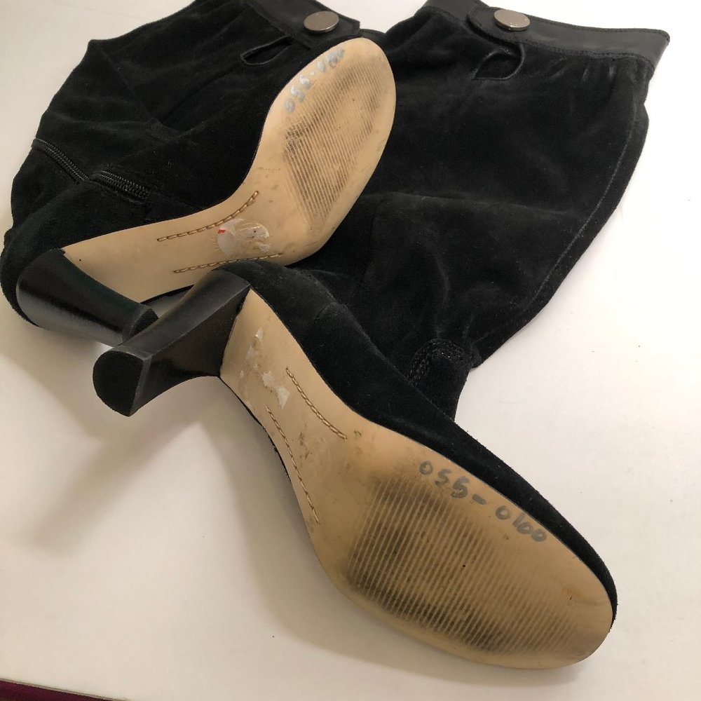 Michael KORS Harness Slouch Style Black Suede Boot - Picture 5 of 7